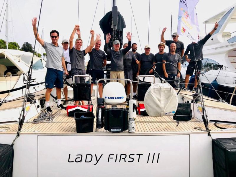 l'équipage de lady First 3 vainqueur de la Palerme-Monte-Carlo